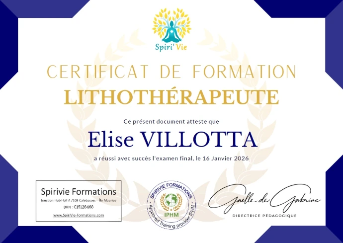Certificat de formation