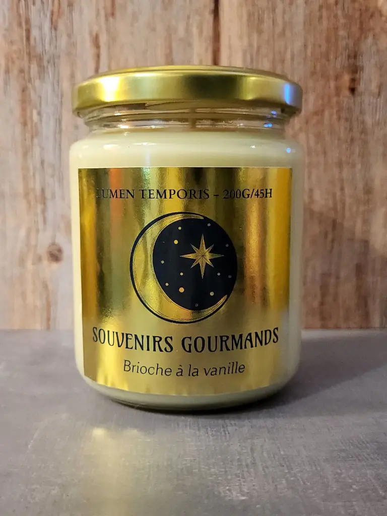 Bougie 'Souvenirs Gourmands' - brioche à la vanille