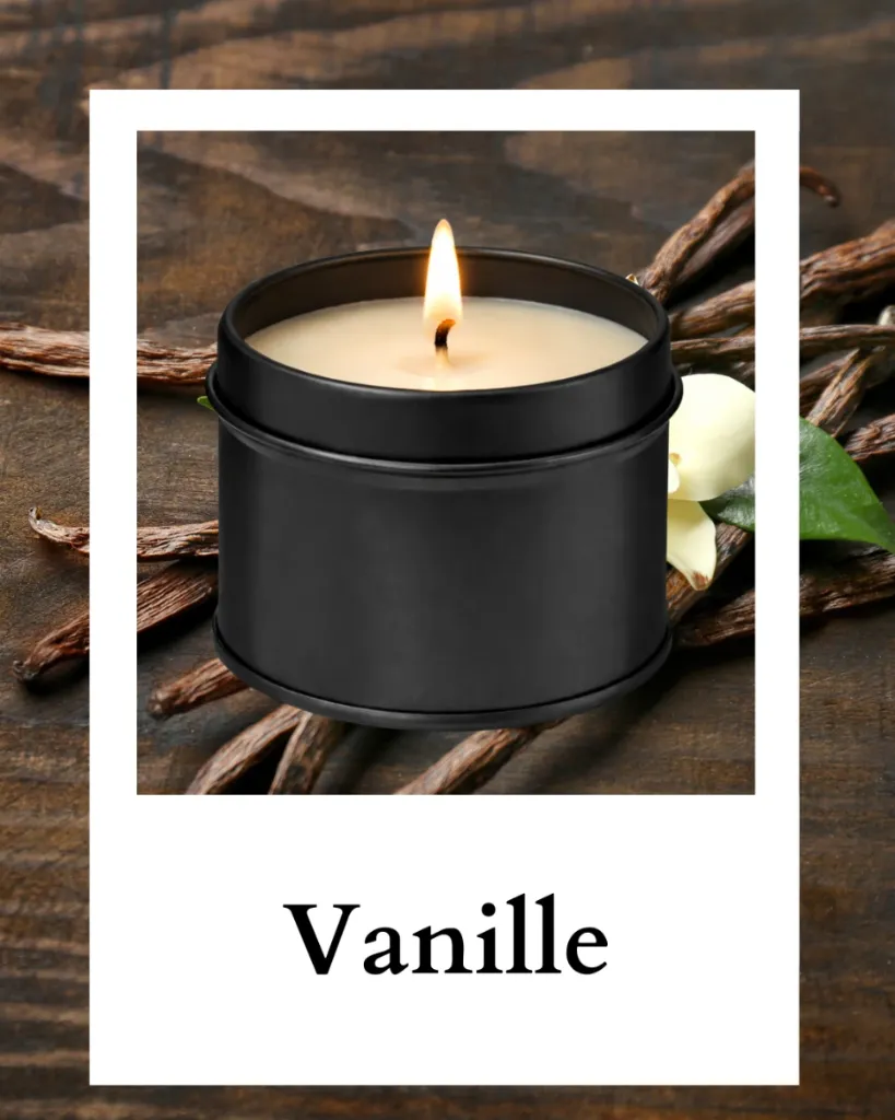 Vanille – Bougie parfumée artisanale (70 grammes / ~18 heures de combustion)