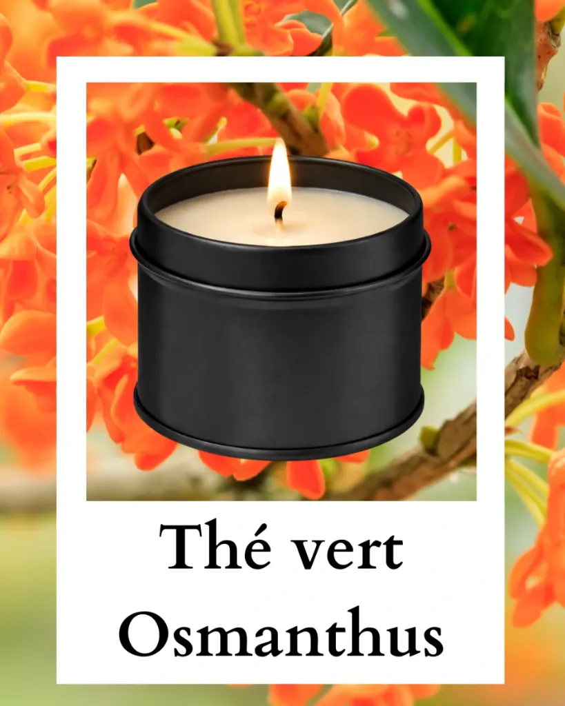 Thé Vert & Osmanthus — Bougie parfumée artisanale