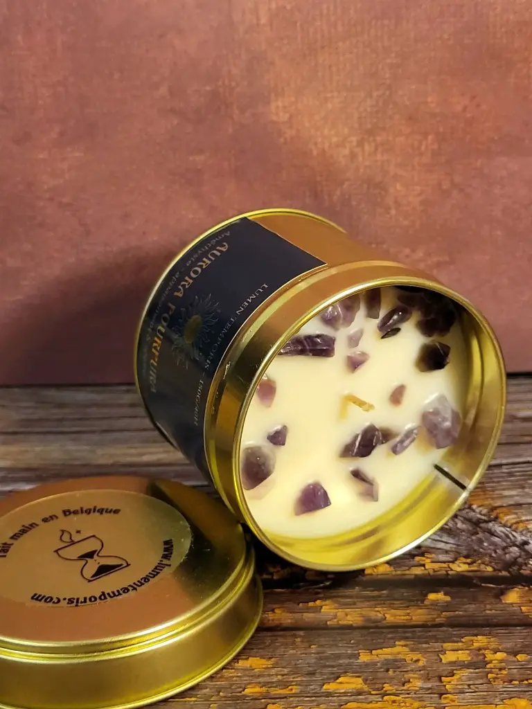 Bougie Parfumée 'Aurora Purpoura' - Améthyste