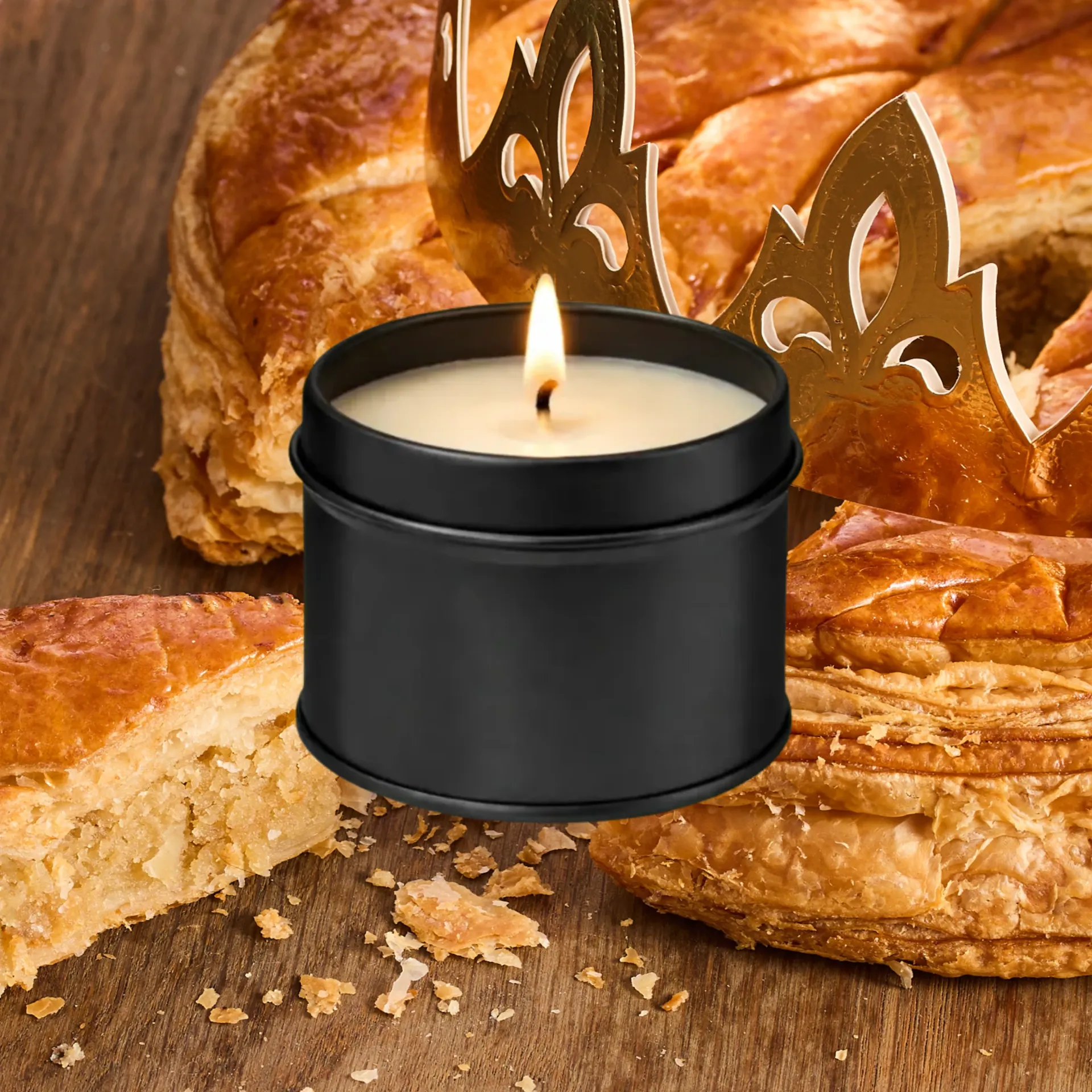 Frangipane 70g – Bougie parfumée artisanale (70 grammes / ~18 heures de combustion)