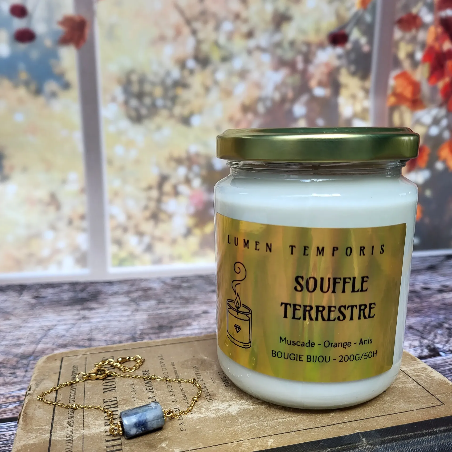 Bougie Bijou Souffle Terrestre – Sodalite