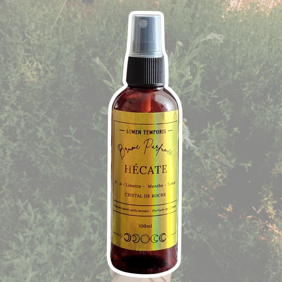 Hécate - Brume parfumée énergisée au Cristal de Roche