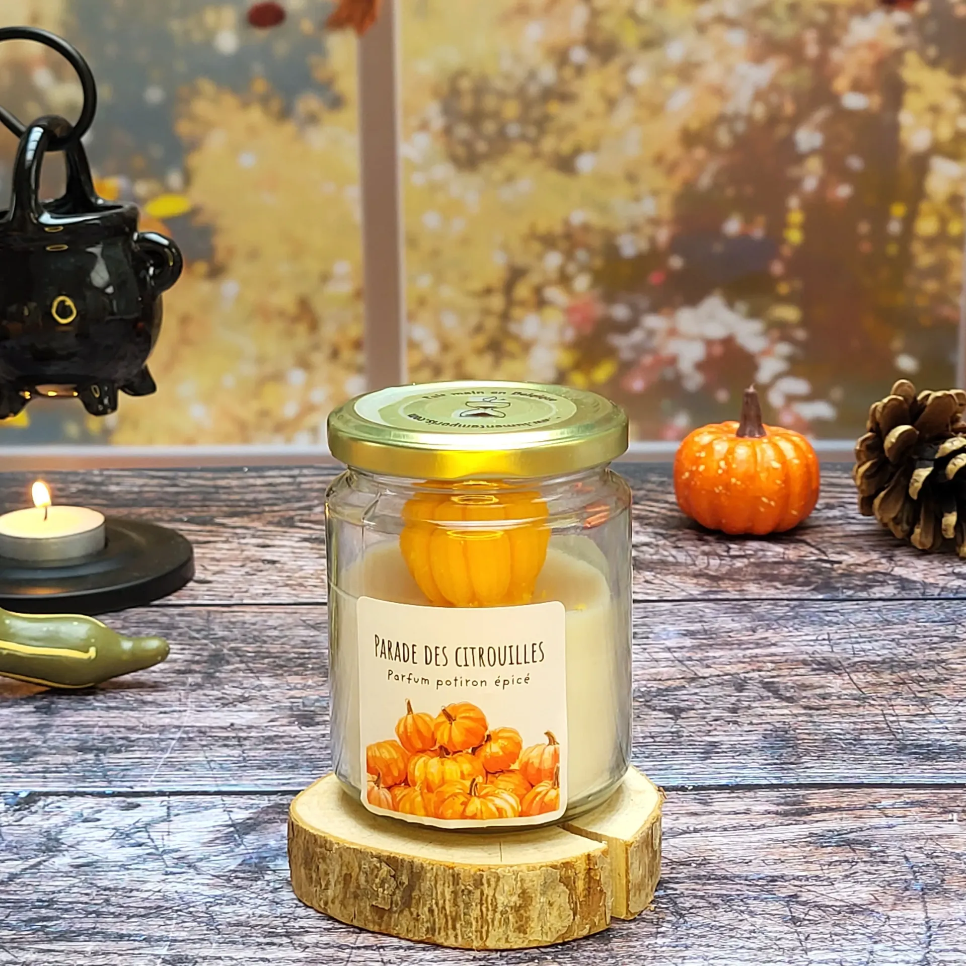 Parade des Citrouilles - Bougie coulée