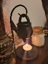 Brûleur à fondant parfumé – chaudron suspendu