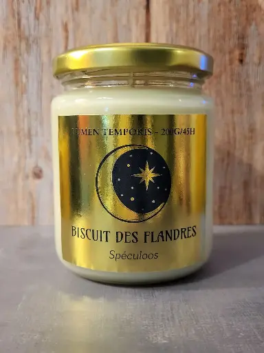 Bougie 'Biscuit des Flandres' – Spéculoos