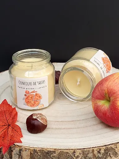 Bougie pomme/cannelle
